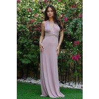 TFNC London Women's Multi Way Soft Pink Maxi Dress | Size: 14