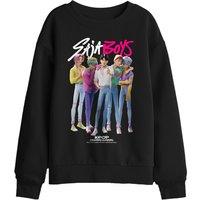 Netflix Kpop Demon Hunters Saja Boys Boy Band Kids Sweatshirt, Black | Size: 5-6 Years