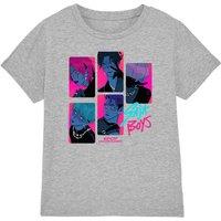 Netflix Kpop Demon Hunters Saja Boys Demons Kids T-Shirt, Athletic Heather in Light Grey | Size: 7-8 Years