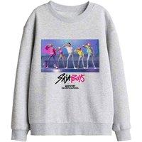 Netflix Kpop Demon Hunters Saja Boys Soda Pop Dance Kids Sweat, Athl Heather in Light Grey | Size: 7-8 Years
