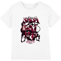 Netflix Kpop Demon Hunters Saja Boys Demon Group Kids T-Shirt, White | Size: 7-8 Years