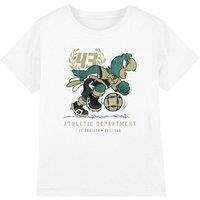Disney Ze 43 Football Kids T-Shirt, White | Size: 5-6 Years