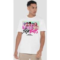 Netflix Kpop Demon Hunters Saja Boys Photo Frame T-Shirt, White | Size: 2XL