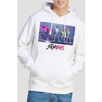 Netflix Kpop Demon Hunters Saja Boys Soda Pop Dance Hoodie, White | Size: Medium