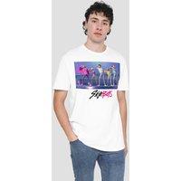 Netflix Kpop Demon Hunters Saja Boys Soda Pop Dance T-Shirt, White | Size: 5XL