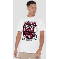 Netflix Kpop Demon Hunters Saja Boys Demon Group T-Shirt, White | Size: 2XL