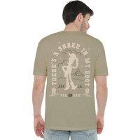 Disney Toy Story 5 There'S A Snake In My Boot Front Back T-Shirt, Safari Green in Khaki | Size: Small