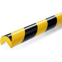 Durable Adhesive Warning Corner Impact Protection Profiles C25r - 1 Metre in Yellow