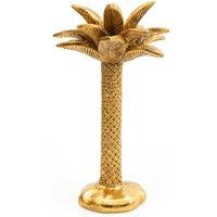 Madison & Mayfair Gold Palm Tree Design- Dinning Candleholder