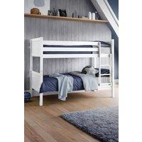 Julian Bowen Bella Bunk Bed in White | Size: Single