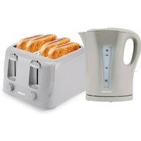 Geepas 1.7L Kettle & toaster sets 4 Slice in Grey