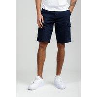 Tokyo Laundry Men's Cotton Cargo Shorts in Navy | Size: Small