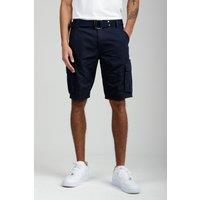 Tokyo Laundry Men's Cotton Ripstop Cargo Shorts in Navy | Size: 2XL