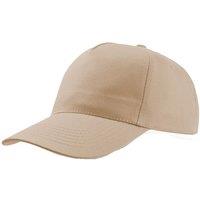 Atlantis Men's Start 5 Panel Cap in Khaki
