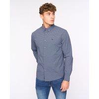 Bewley&Ritch Men's Chatmen Slim Fit Oxford Shirt in Dark Blue | Size: Large