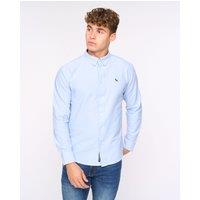 Bewley&Ritch Men's Chatmen Slim Fit Oxford Shirt in Blue | Size: Large