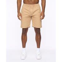 Crosshatch Men's Blansmoore Elastic Waist Shorts in Stone | Size: XL