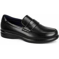 Thomas Blunt Men's Slip On Formal Shoes with Cushioned Sole Design in Jet Black | Size: 9