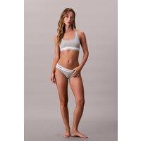 Calvin Klein Women's Icon Cotton Modal Unlined Bralette Grey Heather | Size: XS