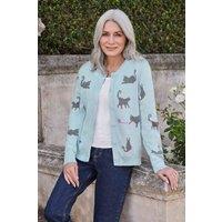 WoolOvers Women's Smudge The Cat Cardigan | Size: Small