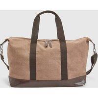 Burton Men's Taupe Canvas Overnight Bag