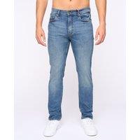 Bewley&Ritch Abingdon Men's Slim-Fit Stretch Denim Jeans in Blue | Size: 36R