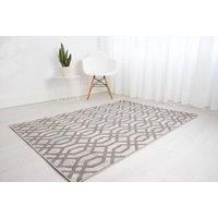 DS Living Bellagio Beige-Grey Rug Collection in Beige | Size: 80 cm x 150 cm