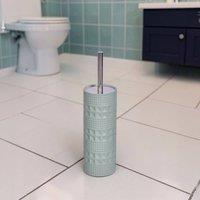 Showerdrape Maison Soft Green or White Shimmer Toilet Brush