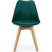 Bravich LTD Rocco Tulip Dining Chair in Dark Green | Size: 1 Pack