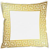 Benjamin Tate Design Cushions - Golden Greek Ornamental Frame (Cushion)