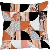 Benjamin Tate Design Cushions - Geometric semicircles & squares (Cushion)