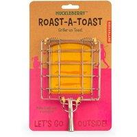 Kikkerland Huckleberry Campfire Roast-A-Toast Toaster in Silver