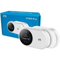 ZTE U10S Pro Travel Wi-Fi Hotspot - Unlocked 4G, Supports 32 Devices, Ideal for Holidays, Camping & Caravan Trips in White