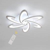 Pheashine Modern LED ceiling light, Dimming 3000-6500K, 70cm long, Indoor Use in White