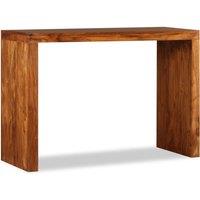 Berkfield Home Console Table Solid Wood with Honey Finish 110x40x76 cm in Brown | Size: 110 x 40 x 76 cm