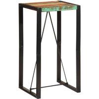 Berkfield Home Bar Table 60x55x110 cm Solid Wood Reclaimed | Size: 60 x 55 x 110 cm