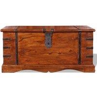 Berkfield Home Storage Chest Solid Wood in Brown