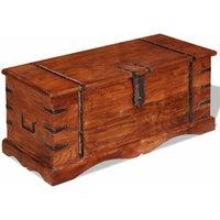 Berkfield Home Storage Chest Solid Wood in Brown