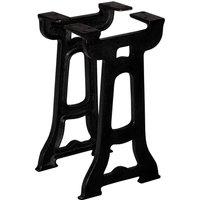 Berkfield Home Bench Legs 2 pcs Y-Frame Cast Iron in Black