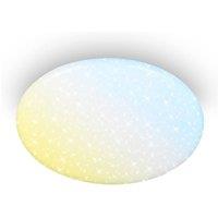 BRILONER LED Ceiling Light Lamp Ultra Bright Efficient Remote CCT 56cm White