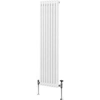 Monstershop Traditional 2 Column Radiator - 1800 x 382mm - White