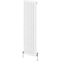 Monstershop Traditional 3 Column Radiator - 1800 x 382mm - White