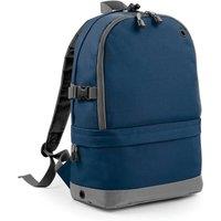 Bagbase Backpack Rucksack Bag (18 Litres Laptop Up To 15.6 Inch) Pack of 2 in Navy