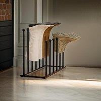 Modcraft Freestanding Shoe Storage Black Metal Shoe Storage