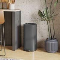HOMCOM 30L Kitchen Bin, Pedal Bin with Lid, Removable Inner Bucket, Black