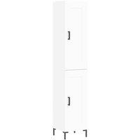 Berkfield Home Highboard White 34.5x34x180 cm Engineered Wood