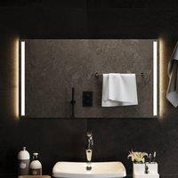 Berkfield Home LED Bathroom Mirror 90x50 cm in Clear