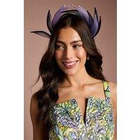 Coast Women's Lisa Tan Petal Detail Headband Fascinator in Navy