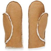 Celtic & Co Women's British Sheepskin Mitts in Light Tan | Size: Large