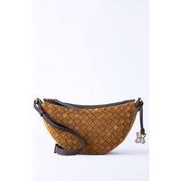 Lakeland Leather Women's 'Mirehouse' Suede Sling Bag in Brown